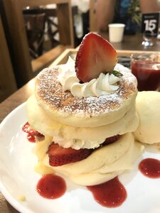 Pancake cream photo