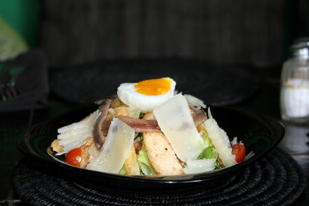 Dessert egg parmesan