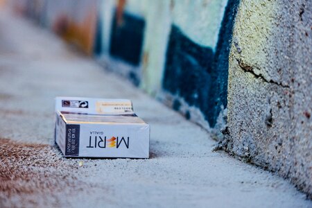 Pack of cigarettes smoking health photo