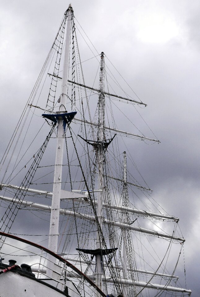 Gorch fock 1 masts gaff