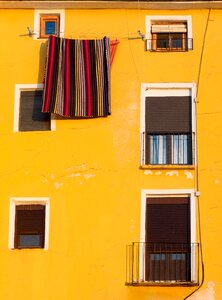 Yellow building architecture photo