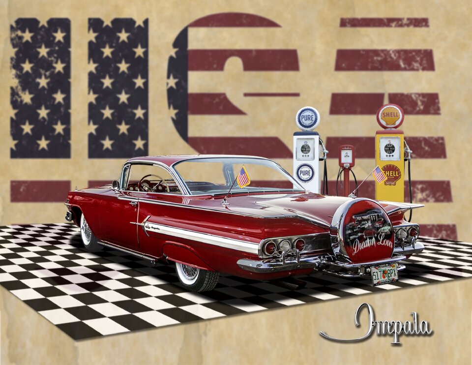 Chevy hardtop vintage