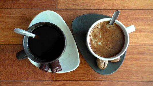 Espresso latte mug photo