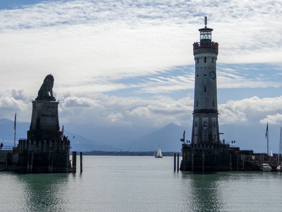 Lighthouse bavaria lake