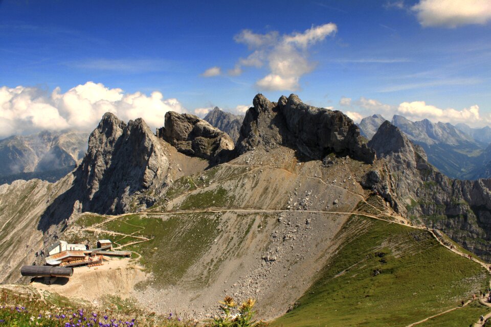 Landscape panorama austria