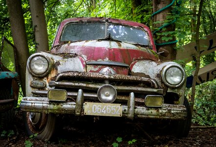 Oldtimer wreck rusted photo
