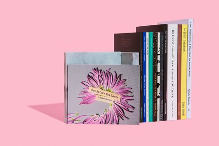 Library pink stack