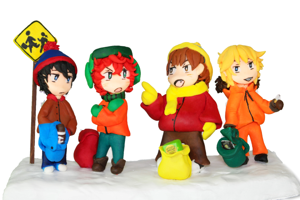 Kenny bus stop south park fan
