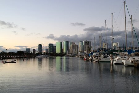 Water dusk tourism
