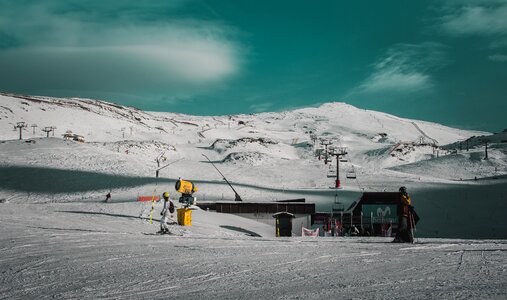 Pico-veleta skiing nevado photo