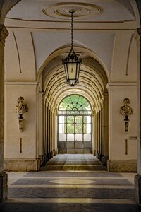 Luxury corridor architecture photo