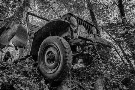 Wreck car cemetery automotive