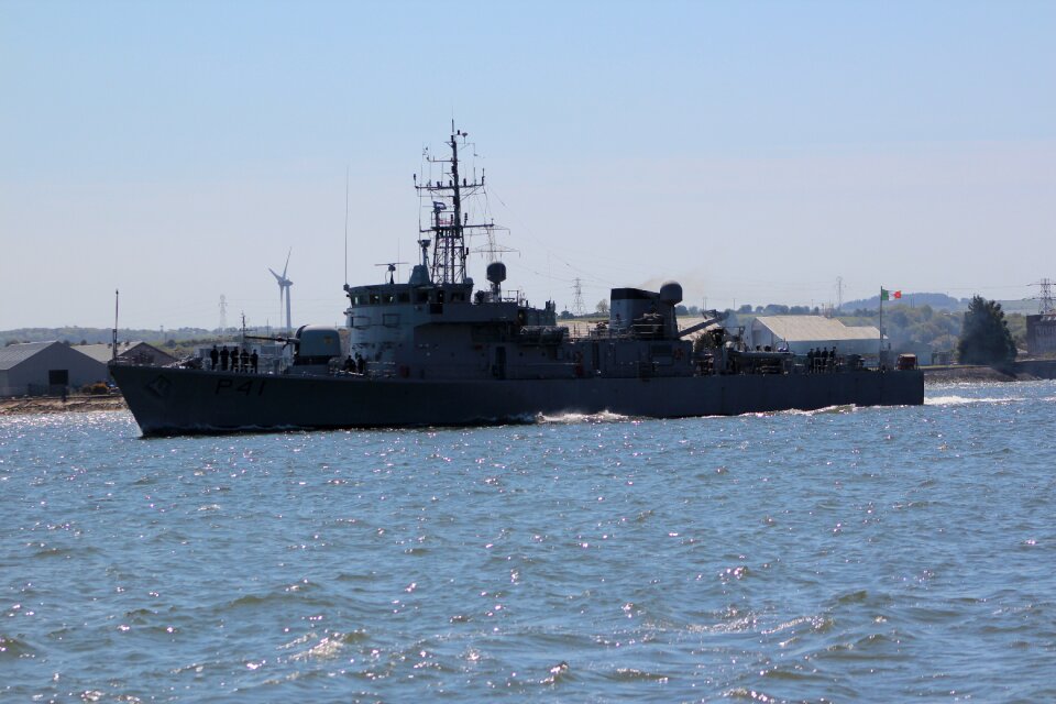 Warship marina sea