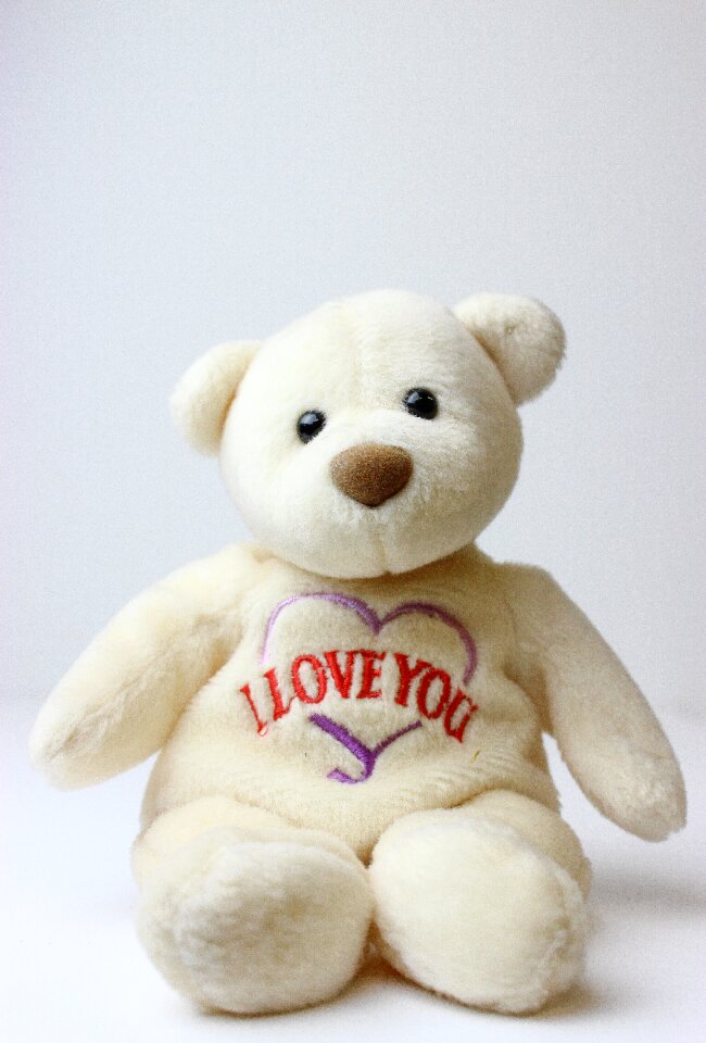 I love you teddy beanie