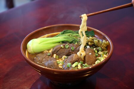 Asia meat bowl photo
