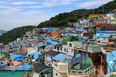 Busan gamcheon-dong culture village painted mural village