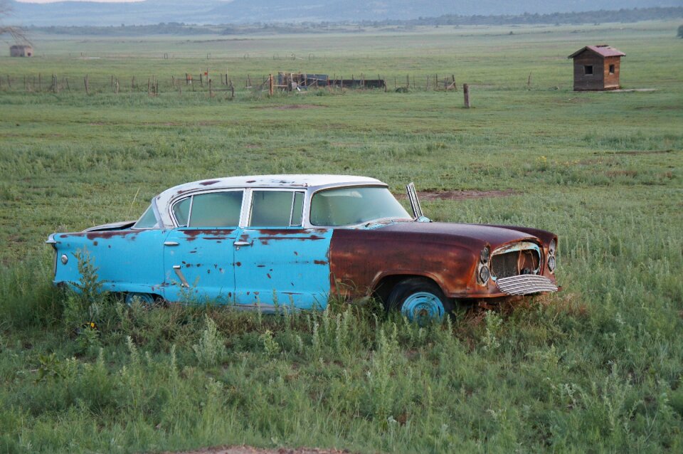 Rustic automotive damaged