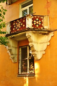 Balcony window russia