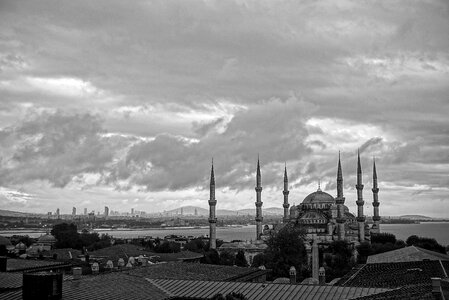 Turkey mosque bosphorus photo