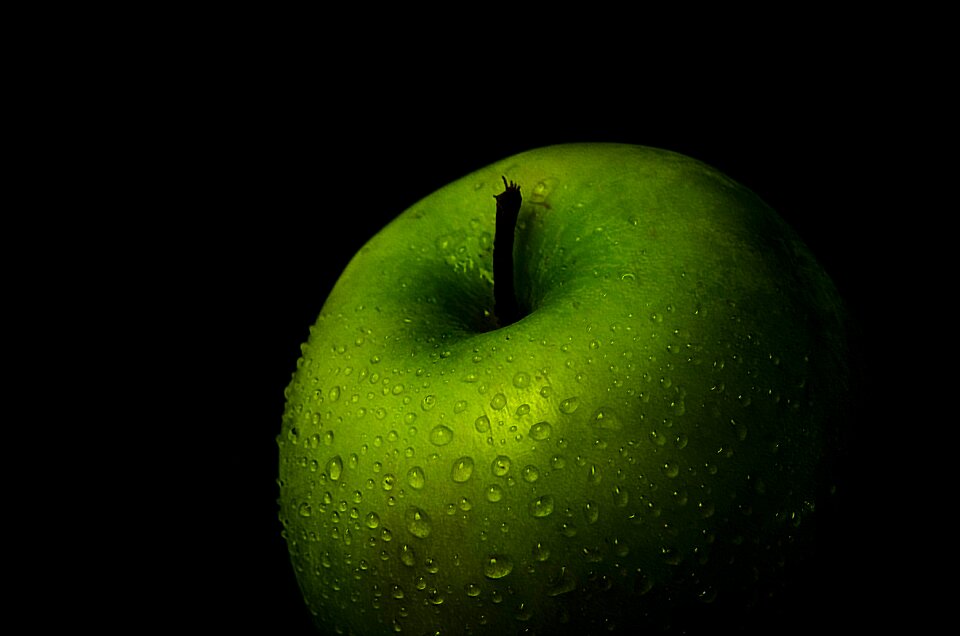 Green apple organic healthy