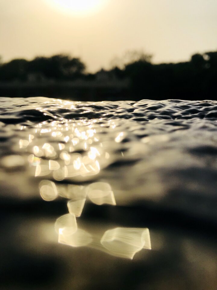 Reflection sunset