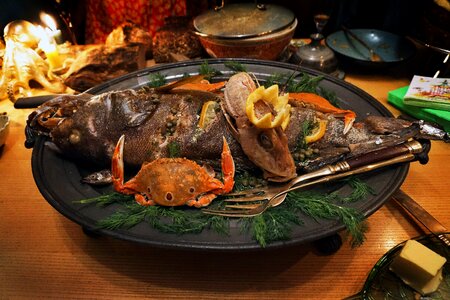 Crab fork feast