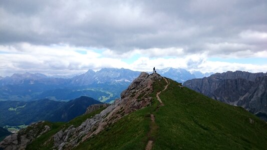 Alpine south tyrol landscape
