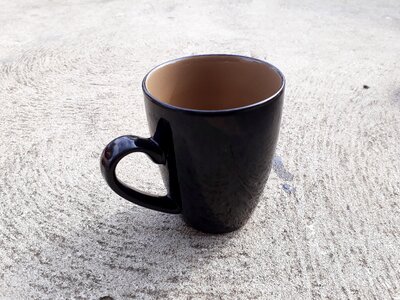 Black cup morning starter photo