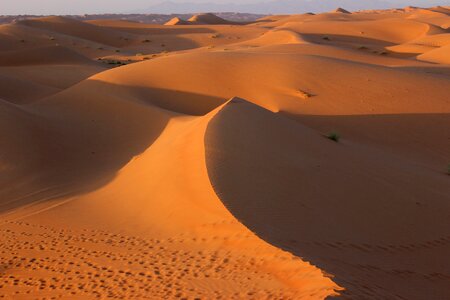 Desert shadow sand