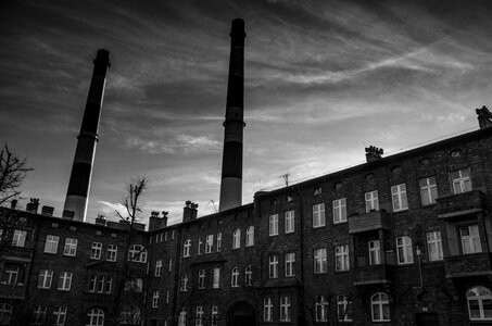 A village for the workers chimneys katowice