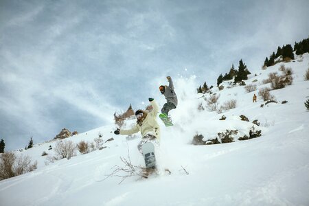 Kazakhstan mountains winter photo