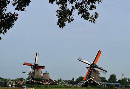 Netherlands windmills amsterdam photo