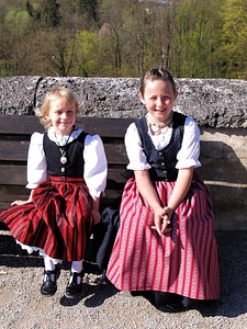 Costume dirndl human