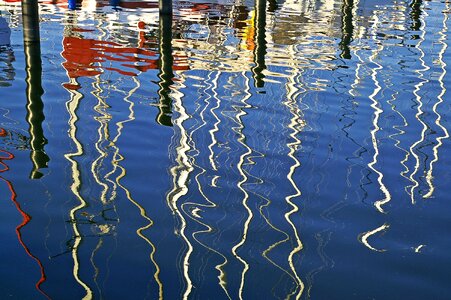 Water mirroring maritime photo