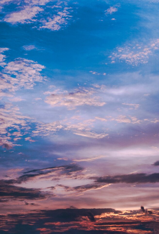 Beautiful sunset sunrise