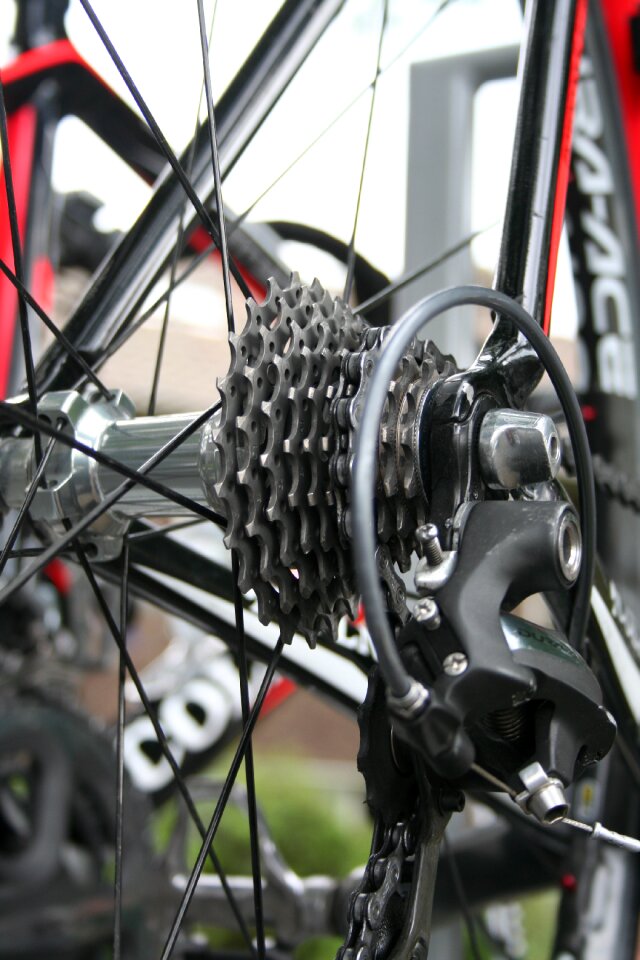 Rear bicycle bicycle wheel