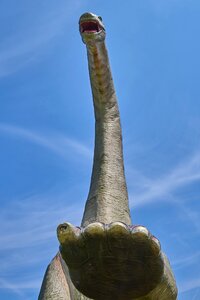 Prehistoric times reptile giant lizard