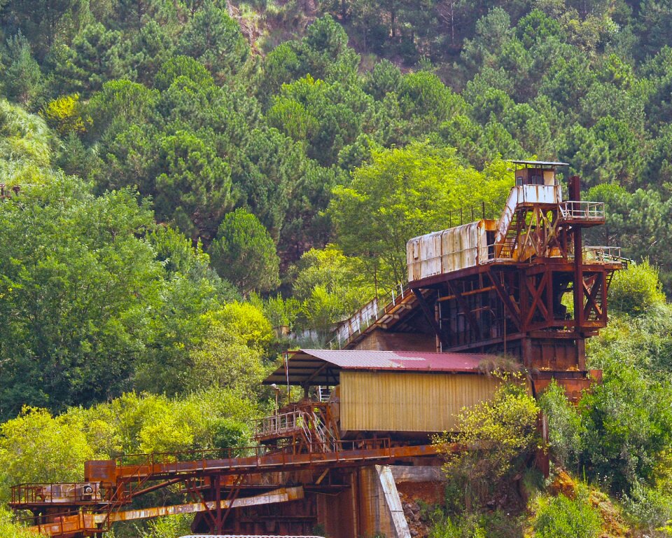 Field mountain abandoned mine