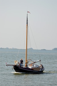 Sea sailing yacht photo