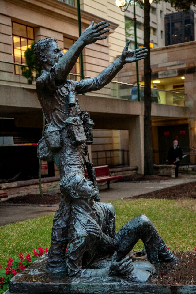 Urban art urban statue