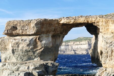 Landscape azure window sea view photo