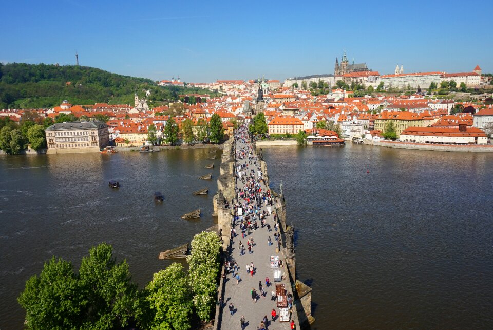 River cityscape city