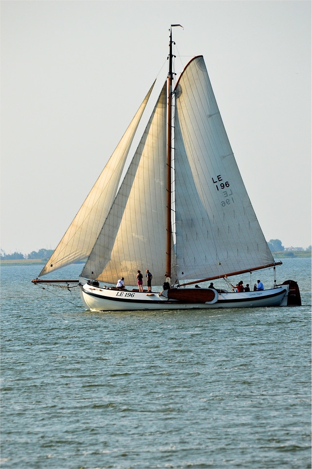Sea sailing yacht