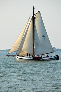 Sea sailing yacht photo