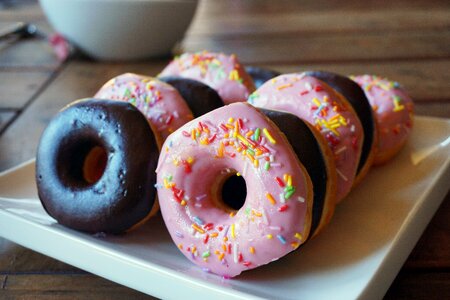 Dough icing pink photo