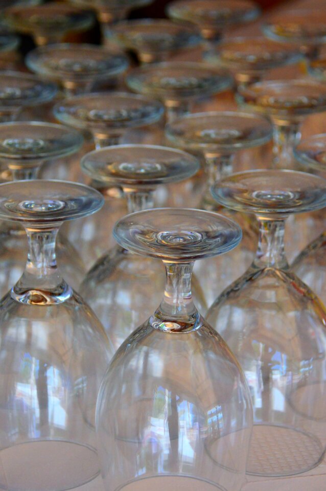 Glass glass empty glass transparent