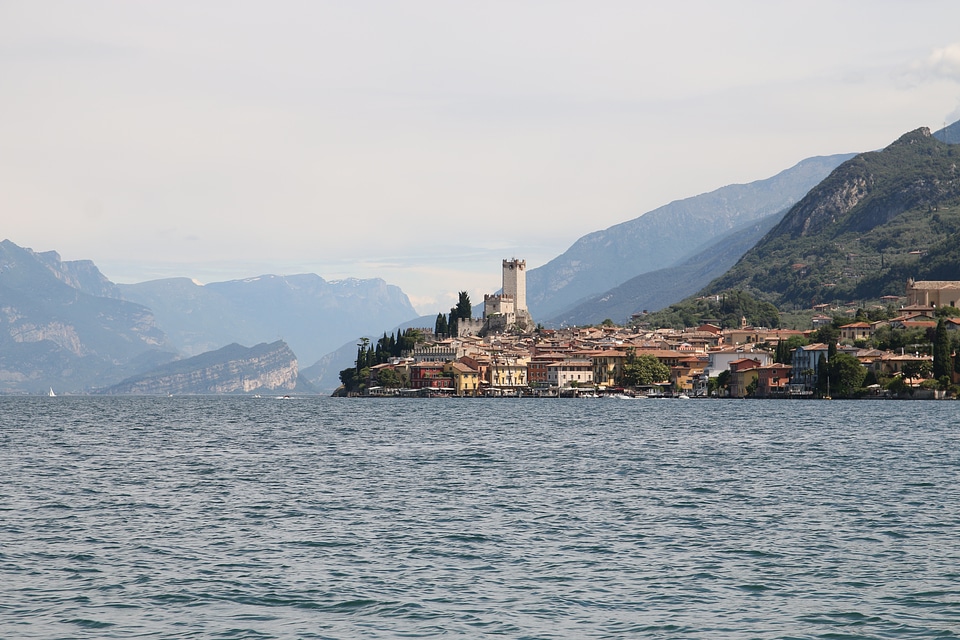 Vacations panorama lake photo