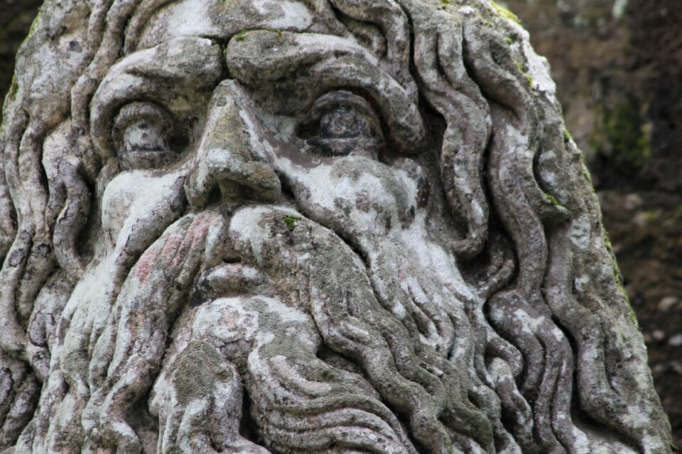 Statue face monsters