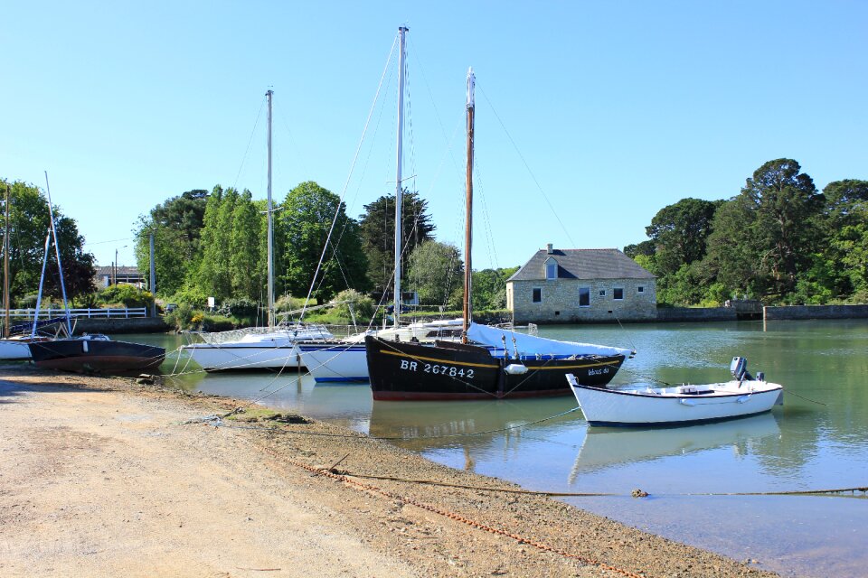 Brittany port landscape