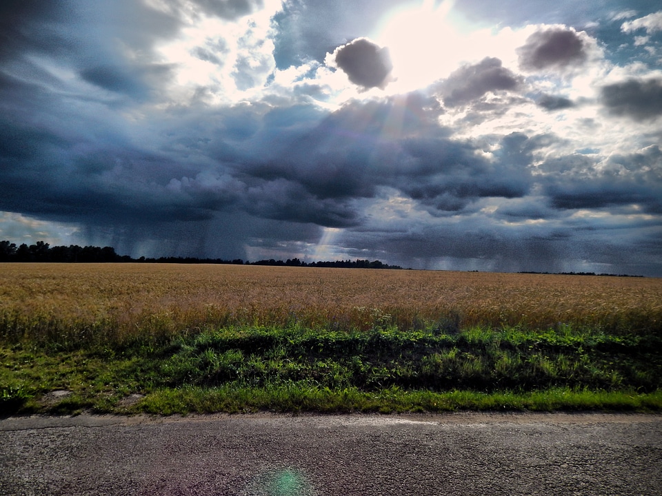 Sky storm clouds summer